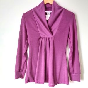 ✨🆕Kristen Nicole Purple Maternity Top